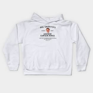 Del Griffith's Shower Curtain Rings - Shermer, IL Since 1987 Kids Hoodie